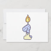 Foto van 1-Birthday Candle Cake Kaart (Achterkant)