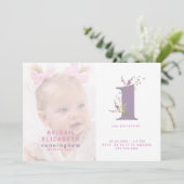 Foto van 1 januari 2011, roze en Paars Kaart (Staand voorkant)