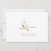 Foto van 1 januari 2011, roze en Paars Kaart (Achterkant)