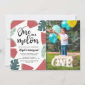Foto van 1 op een melon kaart (Voorkant)