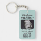 Foto van 1e Vaderdag Ultrasound: pa wordt Sleutelhanger (Voorkant)