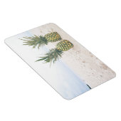 Foto van 2 ananassen op een strand magneet (Rechterzijde)