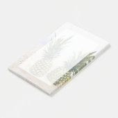 Foto van 2 ananassen op een strand post-it® notes (Schuin)