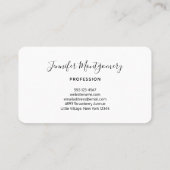 Foto van 2 ananassen op een strand visitekaartje (Achterkant)