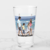 Foto van 2 families aanpassen | Aangepaste tekst a Glas (Achterkant)