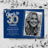 Foto van 30 jaar 30e verjaardag kaart