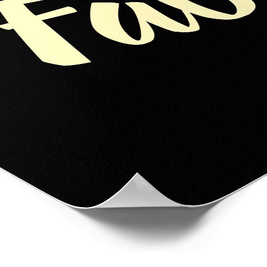 Foto van 40 en Fabulous Yellow Daisy Flower Waterv Poster (Hoek)