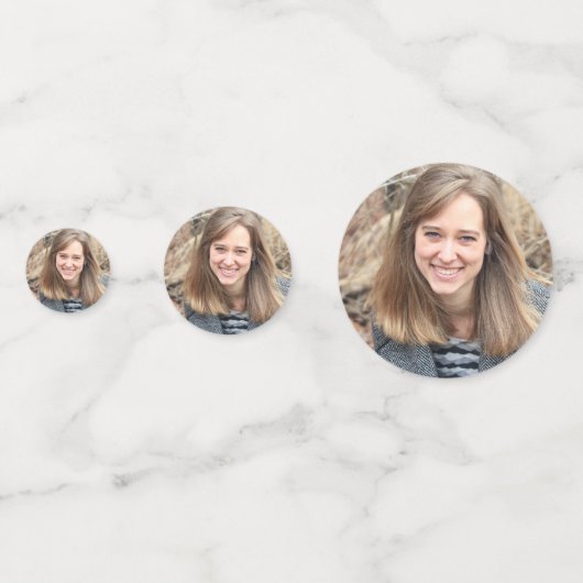 Foto van 40e verjaardag confetti (Achterkanten)