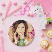 foto van 40e verjaardag papieren bordje (Feest)