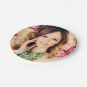 foto van 40e verjaardag papieren bordje (Gekanteld)