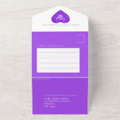 Foto van 6-jarig jubileum van Amethyst All In One Uitnodiging (Buitenkant)