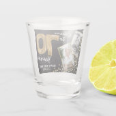 Foto van 70e verjaardag 2 shot glas (Achterkant)