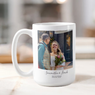 Foto van aangepast Verloving voor bruiloft Koffiemok