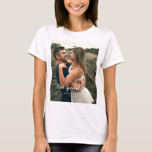 Foto van Aangepaste huwelijksdag T-shirt