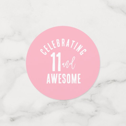 Foto van Aangepaste verjaardag Confetti (Kleine voorkant)