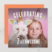 Foto van Aangepaste verjaardag Kaart (Voorkant / Achterkant)