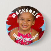 Foto van Aangepaste verjaardag Ronde Button 7,6 Cm (Voorkant)