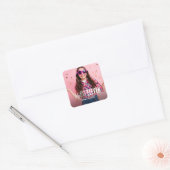 Foto van Aangepaste verjaardag Vierkante Sticker (Envelop)