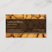 Foto van aardappelen - Boerderij van aardappelen - Visitekaartje (Achterkant)