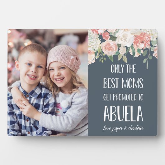 Foto van Abuela Grandmoeder Moederdag Fotoplaat (voorkant)