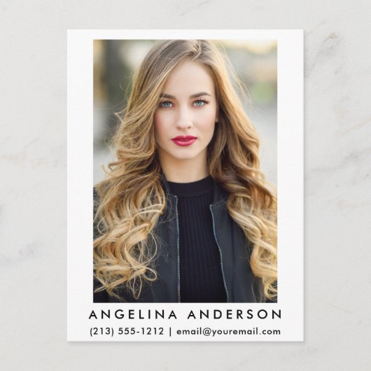 Foto van Actor Model Briefkaart (Voorkant)