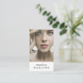 Foto van Actor Model Visitekaartje (Staand voorkant)