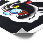 Foto van Adam Caudill op het oude tattoo Poster (Hoek)