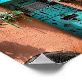 Foto van Adobe House Taos New Mexico Poster (Hoek)