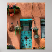 Foto van Adobe House Taos New Mexico Poster (Voorkant)