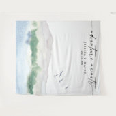 Foto van Adventure Mountain Lake Wedding Wandkleed (Voorkant (horizontaal))