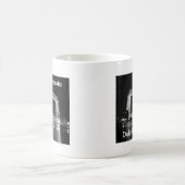 Foto van Aerial Lift Bridge Black & White Koffiemok (Center)