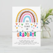 Foto van afgestudeerde kleuter  kaart (Staand voorkant)