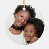 Foto van Afrikaanse avontuurlijke afrikaanse olifa Keramisch Ornament (Achterkant)