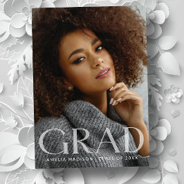 Foto van Afstudeerder voor doorzichtige tekst met Aankondiging