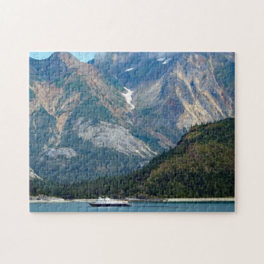 Foto van Alaska Glacier Bay Boat Legpuzzel (Horizontaal)