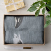 Foto van Alaska Killer Whales Tissuepapier (Geschenk)