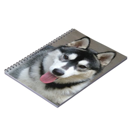 Foto van Alaskan Malamute Dog Notitieboek (Linkerzijde)