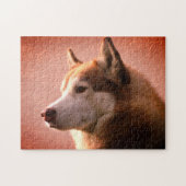 Foto van Alaskan Malamute Dog | Rood Legpuzzel (Horizontaal)