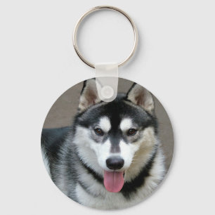 Foto van Alaskan Malamute Dog Sleutelhanger