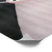 Foto van Alfred Hitchcock over de vogelgriep Poster (Hoek)