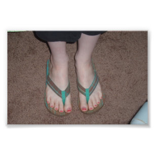 Foto van Amber Feet Afdruk