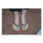 Foto van Amber Feet Foto Afdruk (Voorkant)