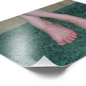 Foto van Amber Feet Foto Afdruk (Hoek)