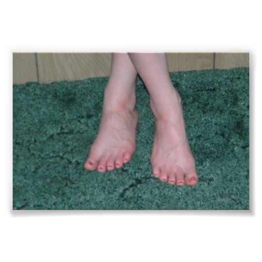 Foto van Amber Feet Foto Afdruk (Voorkant)