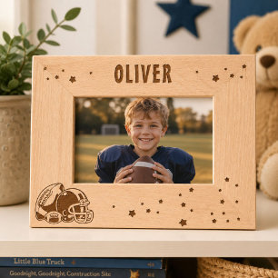 Foto van American Football bal helm Gegraveerde Lijstjes