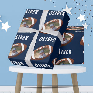 Foto van American Football baljongen Cadeaupapier