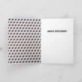 Foto van American Football Ball Birthday Boy Kaart (Binnen)