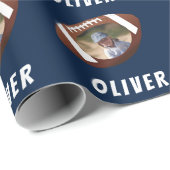 Foto van American Football Ball Boy Cadeaupapier (Rol Hoek)