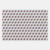 Foto van American Football Ball Happy Birthday Boy Inpakpapier Vel (Voorkant 2)