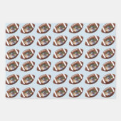 Foto van American Football Ball Happy Birthday Boy Inpakpapier Vel (Voorkant)